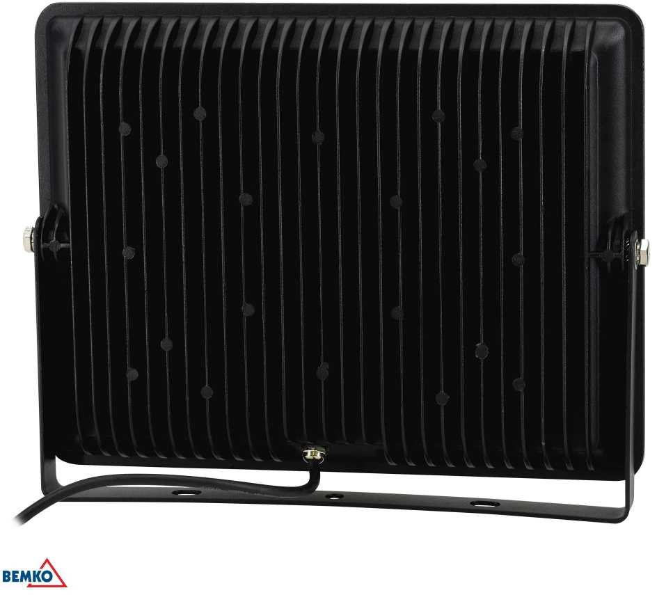 200W LED prožektorius LOFOT, juodas, 6000K, IP65
