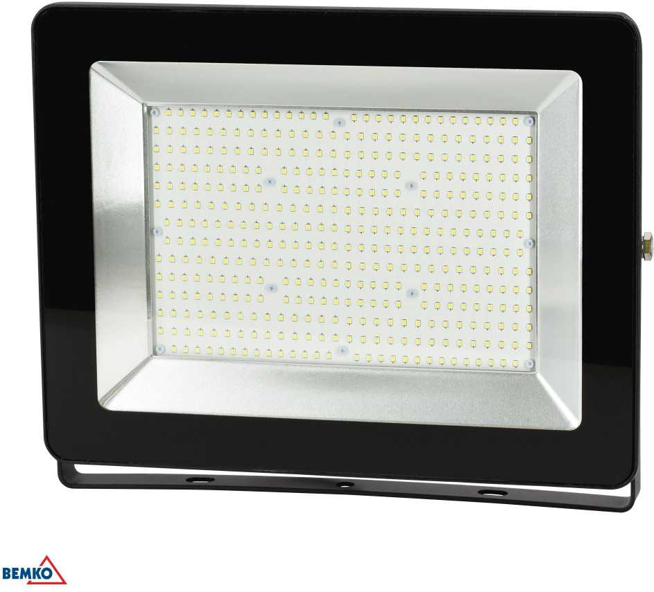 200W LED prožektorius LOFOT, juodas, 6000K, IP65