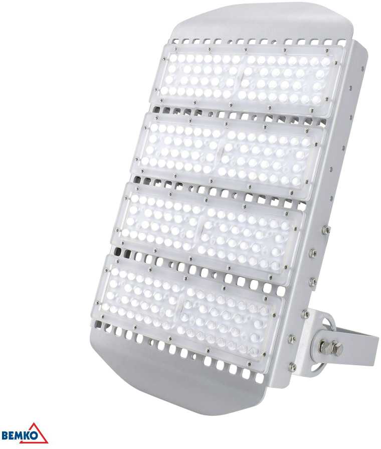 200W LED prožektorius TUNNEL, sidabro sp., 4000K, IP66