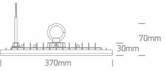 200W LED UFO šviestuvas, juodas, 4000K, IP65, 63200NA/C