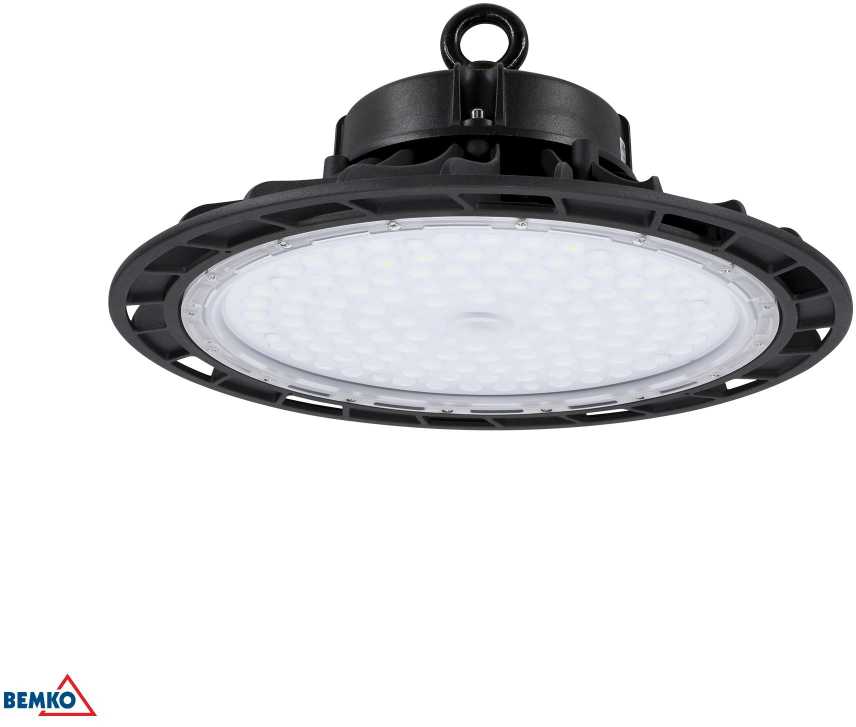 200W LED UFO šviestuvas PARIT, juodas, 4000K, IP65, 90°