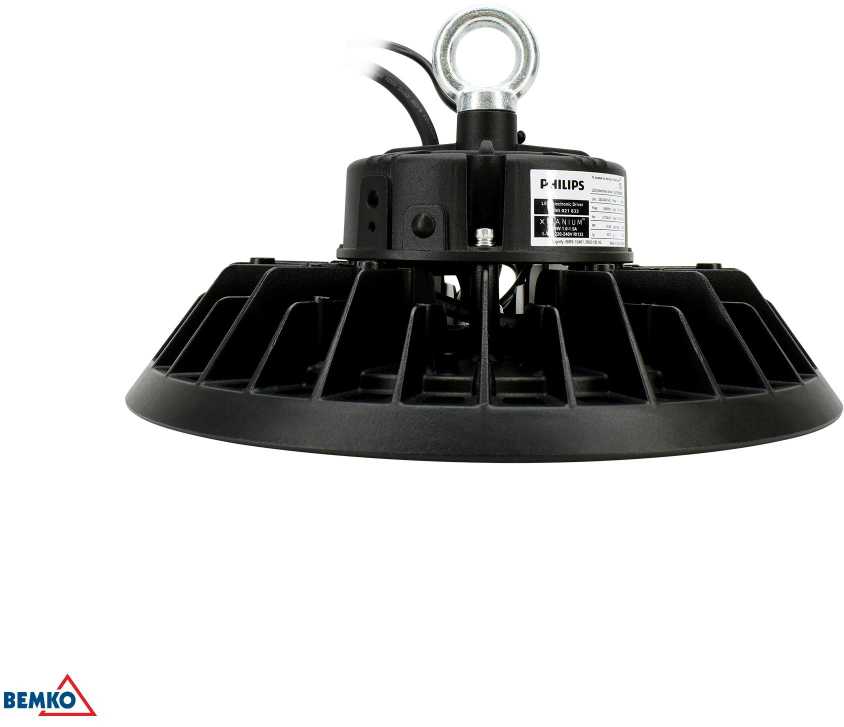Luxmena 200W LED UFO šviestuvas ULTRAS, juodai pilkos sp., 4000K, IP65