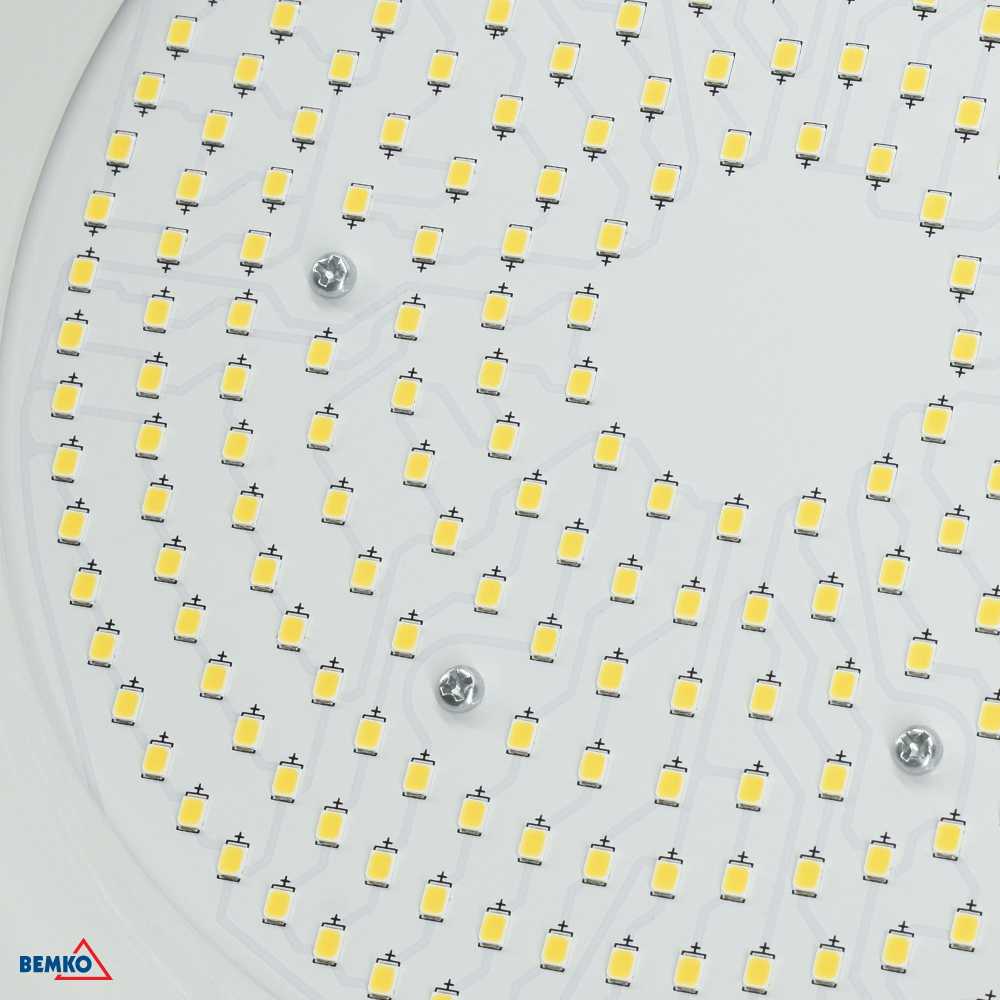 Bemko 200W LED UFO šviestuvas VOYAGER, juodas, 4000K, IP65, 110°