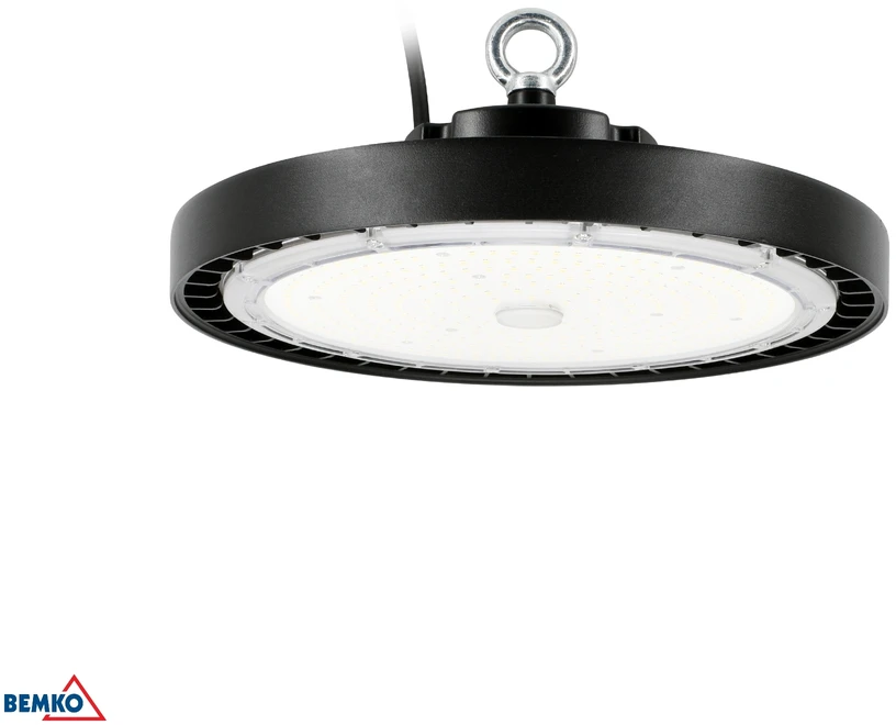 Bemko 200W LED UFO šviestuvas VOYAGER, juodas, 4000K, IP65, 120°