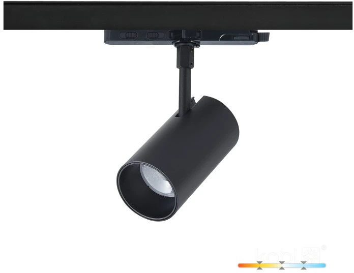 20W akcentinis šviestuvas į 3 fazių bėgelius LED NEXTRACK CORE, juodas, 3000/4000/5000K, 36°