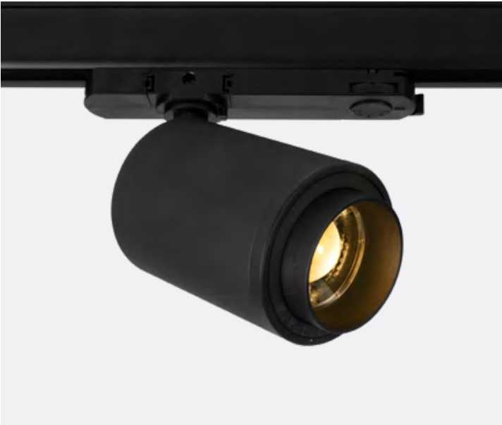 20W LED akcentinis bėgelio šviestuvas, juodas, 4000K, reguliuojamas šviesos kampas, 65650BT/B/C