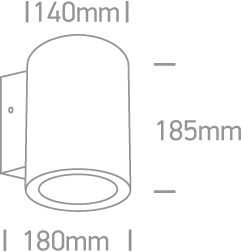 20W LED cilindro formos šviestuvas, antracito sp., 4000K, 67138EL/AN/C