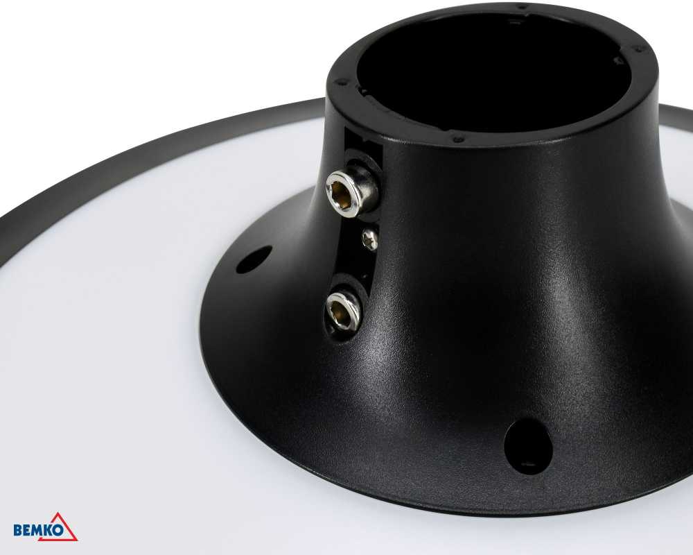 Bemko 20W LED gatvės šviestuvas su saulės baterija, juodas, 4000K, IP65