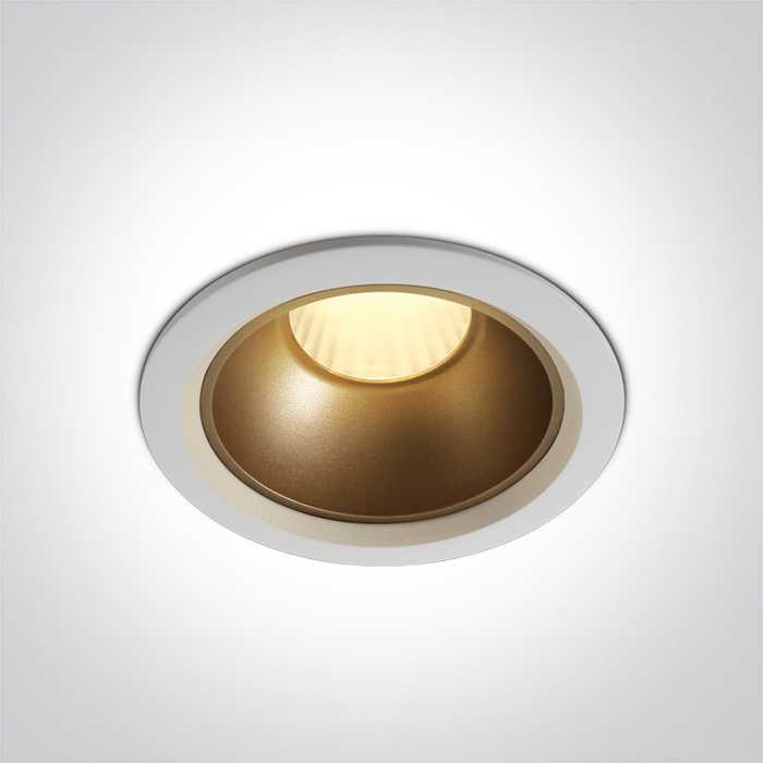 20W LED įleidžiamas šviestuvas, baltas, 3000K, 10120Z/W/W