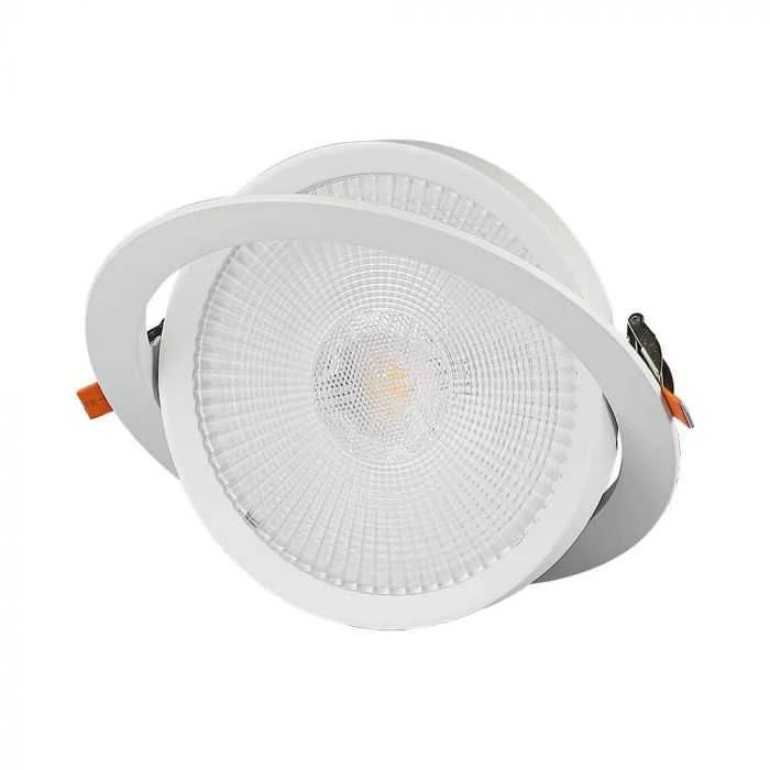 V-tac 20W LED įleidžiamas šviestuvas, baltas, 3000K, SAMSUNG LED chip