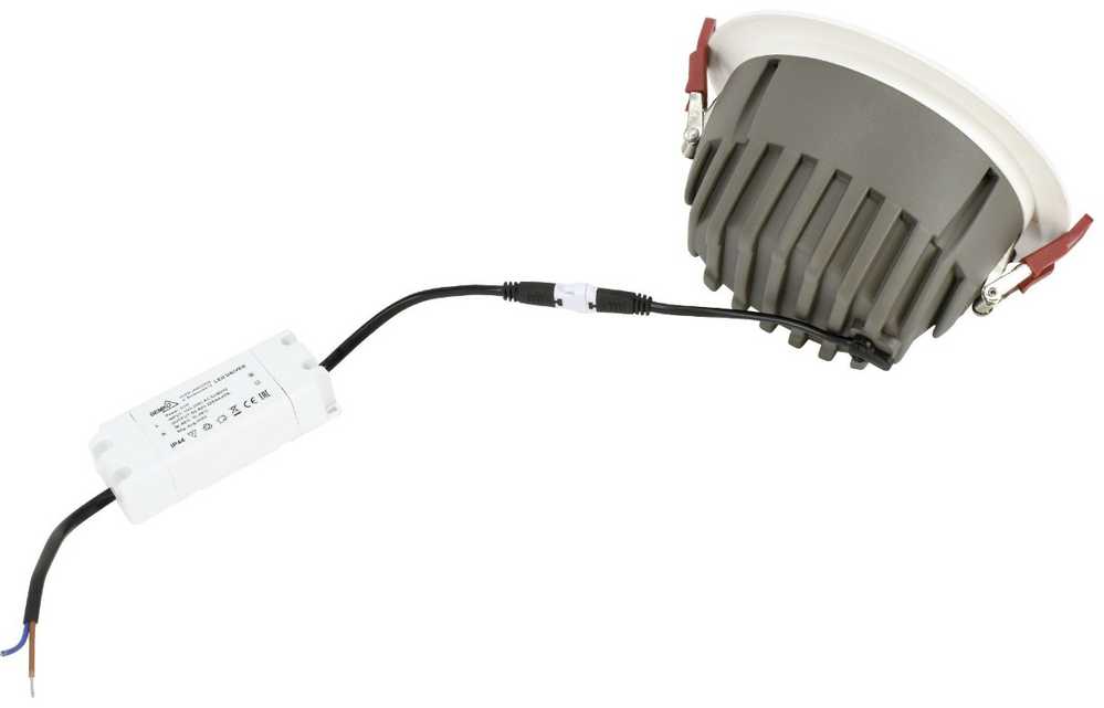 Bemko 20W LED įleidžiamas šviestuvas FALED 2, baltas, 4000K, IP44