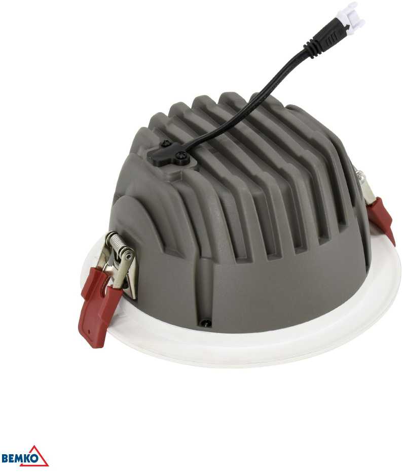 Bemko 20W LED įleidžiamas šviestuvas FALED, baltas, 3000K, IP44/IP20