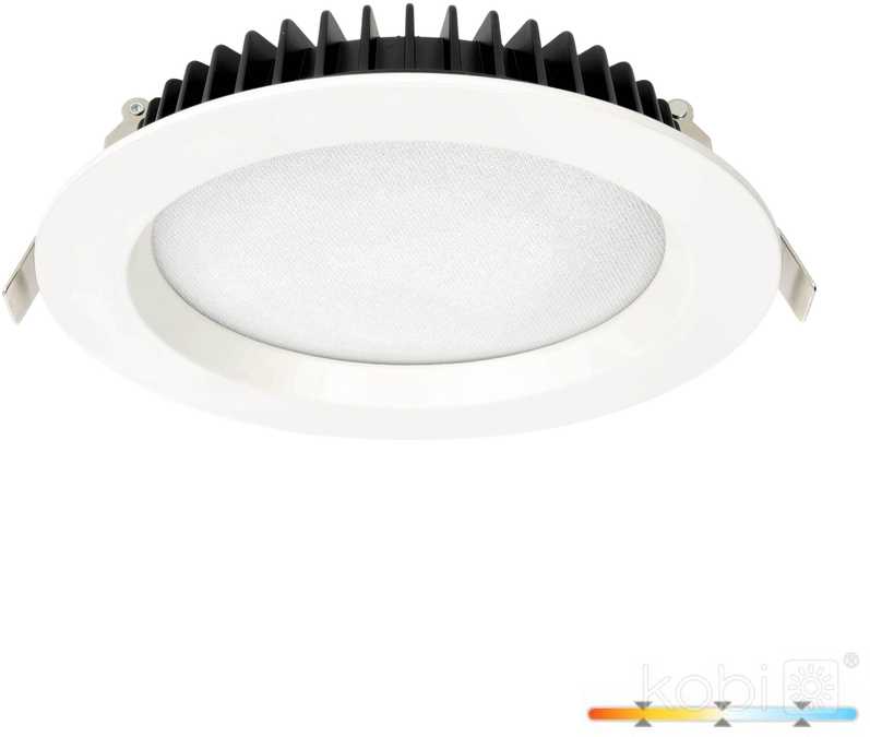 20W LED įleidžiamas šviestuvas NEXEYE, baltas, 3000/4000/6000K, IP44