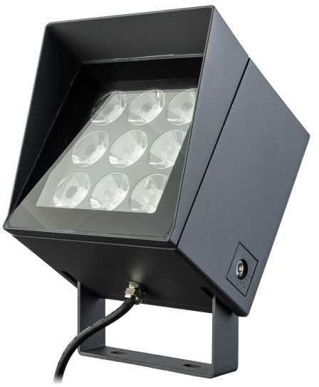 20W LED lauko šviestuvas XLOCUS, tamsiai pilkas, 3000K, IP66