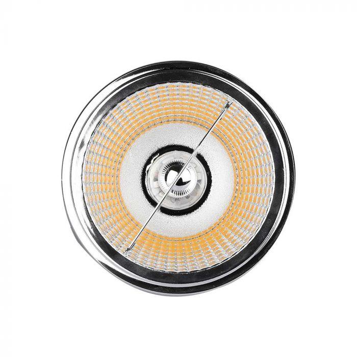 V-tac 20W LED lemputė, AR111, 6400K, keičiamas reflektorius 40°/20°