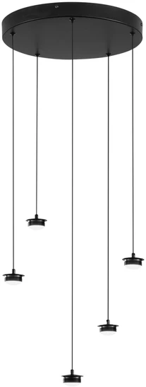 20W LED pakabinamas šviestuvas BASE, juodas
