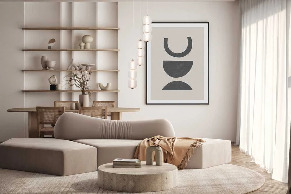 Lubinis šviestuvas Italux 20W LED pakabinamas šviestuvas GANTI, aukso/baltos sp., 3000K