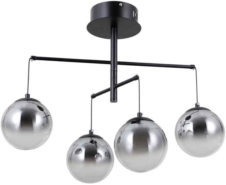 20W LED pakabinamas šviestuvas VELADA, juodos/pilkos sp., 3000K