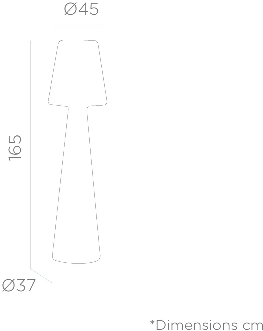 New Garden 20W LED pastatomas lauko šviestuvas LOLA 165 C, G13, T8, baltas, 6000K, IP65, parduodamas su lempa