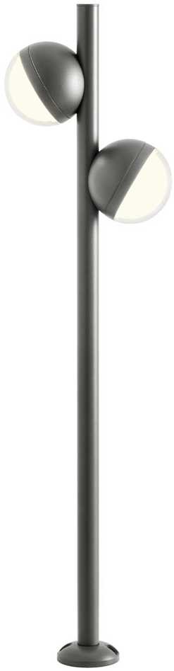 20W LED pastatomas lauko šviestuvas MAGNUS, tamsiai pilkas, 3000K, IP54, 90559