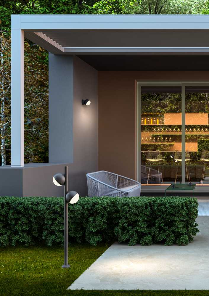 20W LED pastatomas lauko šviestuvas MAGNUS, tamsiai pilkas, 3000K, IP54, 90559