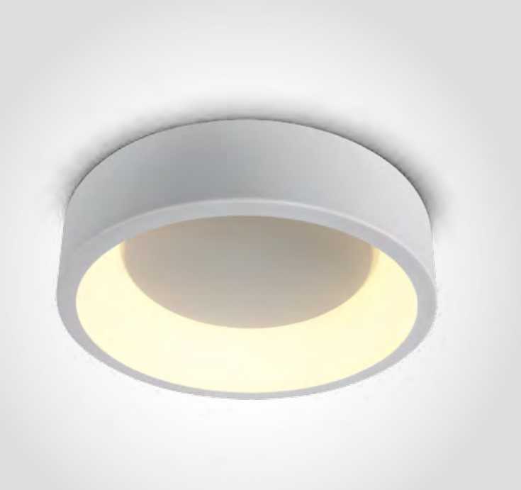 Lubinis šviestuvas 20W LED paviršinis šviestuvas, baltas, 2700/3000/4000K, 62130N/W/V