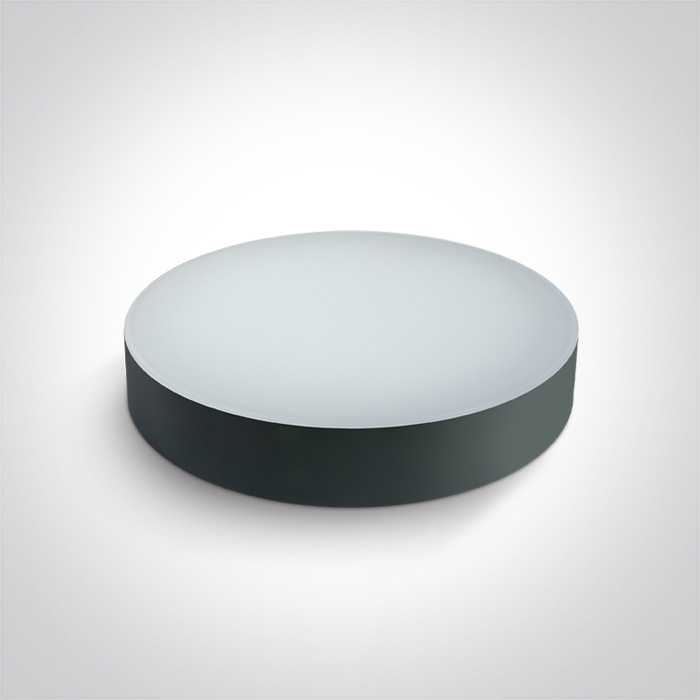 Lubinis šviestuvas 20W LED plafonas, antracito sp., 3000/4000/6500K, 67498/AN/V