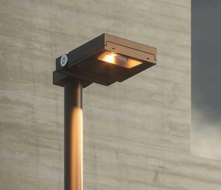 20W LED prožektorius DELTA 0 ASIMMETRICO, juodas, 3000K, DALI2