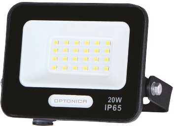 20W LED prožektorius, juodas, 6000K
