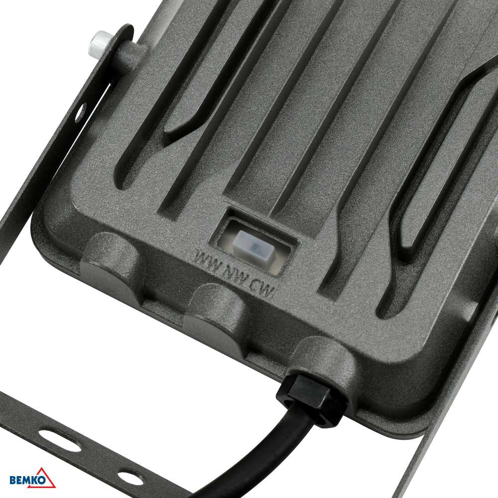 Kafler 20W LED prožektorius PRAJNA, pilkas, 3000/4000/6500K, IP65