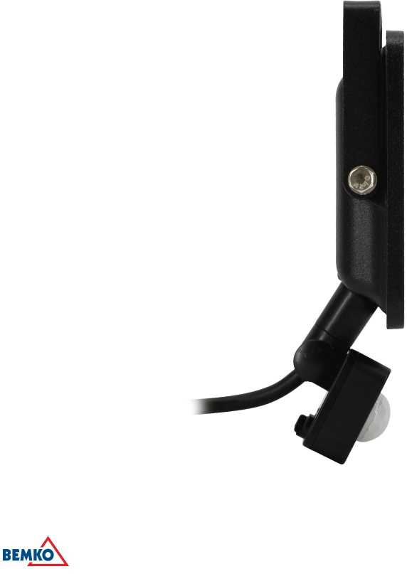 20W LED prožektorius su judesio davikliu LOFOT, juodas, 6000K, IP65