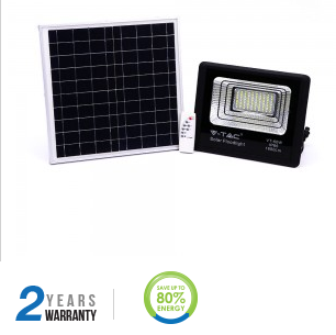V-tac 20W LED prožektorius su saulės baterija.