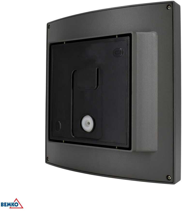 Sieninis šviestuvas Bemko 20W LED sieninis fasado šviestuvas VALANT, grafito sp., 3000K, IP65
