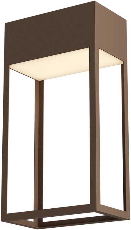 Sieninis šviestuvas 20W LED sieninis lauko šviestuvas STAND, rūdžių sp., 3000K, IP65, 90604