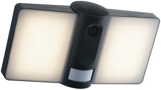 Sieninis šviestuvas 20W LED sieninis lauko šviestuvas su kamera ir garsiakalbiu VYSOR, antracito sp., dimeriuojamas, IP54