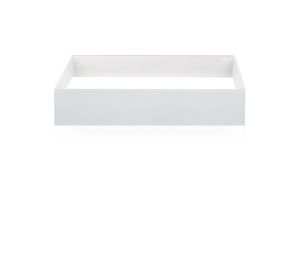 20W LED sieninis šviestuvas REC MINI, baltas, 3000K
