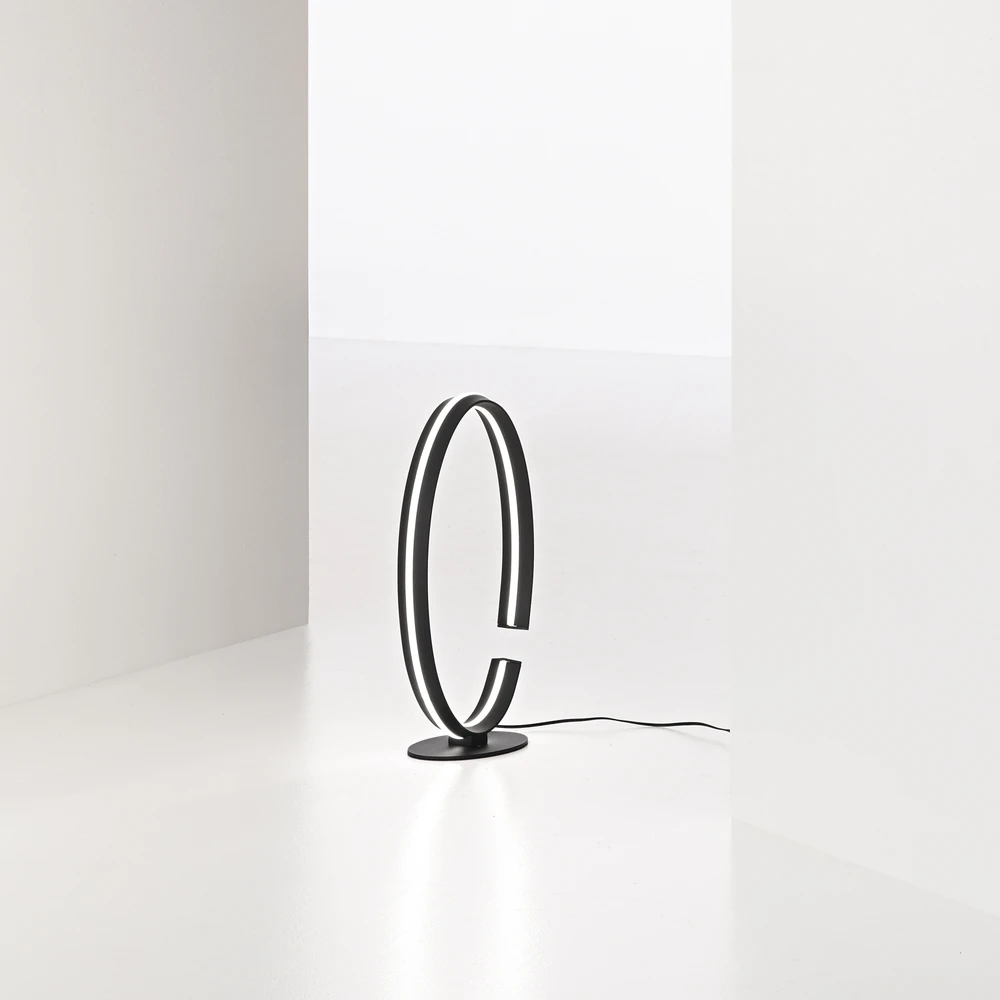 20W LED stalo šviestuvas CLARKE, juodas, 4000K