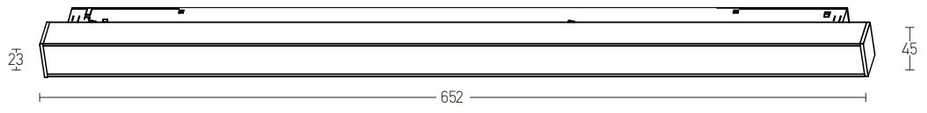 20W LED šviestuvas į magnetinę sistemą ZAMBELIS, juodas, 3000K, 2088