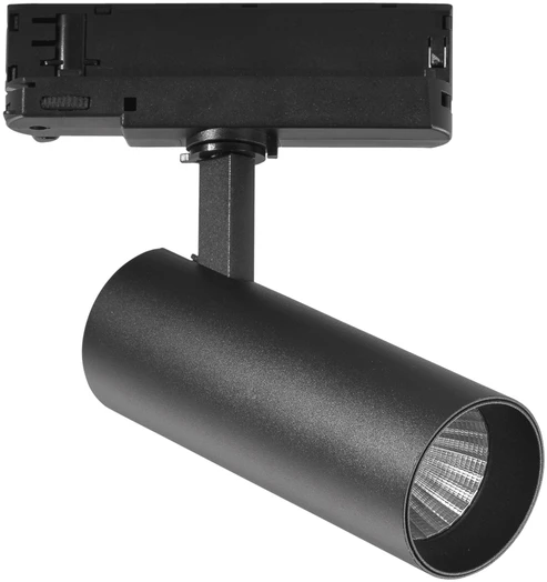 20W LED trifazis bėginis šviestuvas JET, juodas, CCT