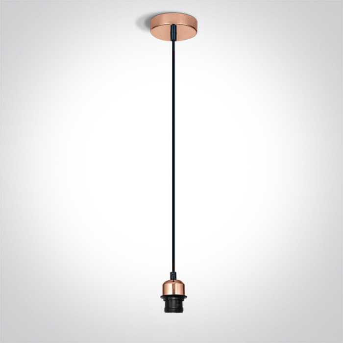 20W pakabinamas šviestuvas, vario sp., E27, 63126/CU