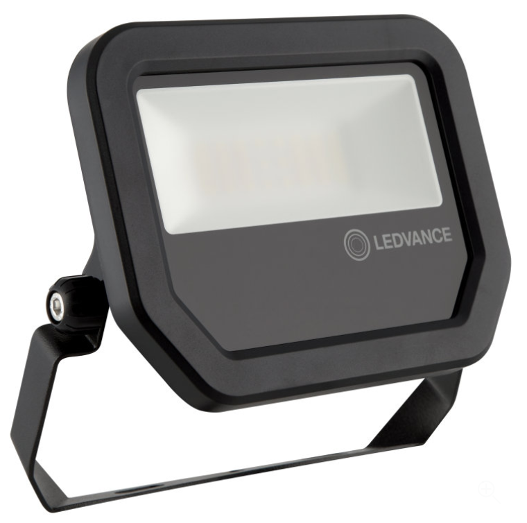 20W Prožektorius LEDVANCE, 4000K, IP65, juodas
