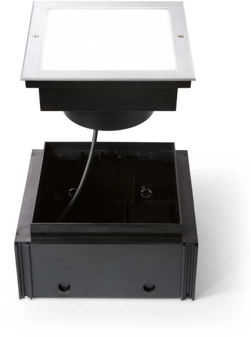 Ideal Lux 21W LED įleidžiamas į žemę lauko šviestuvas TAURUS, plieno sp., 3000K, IP67, 325736