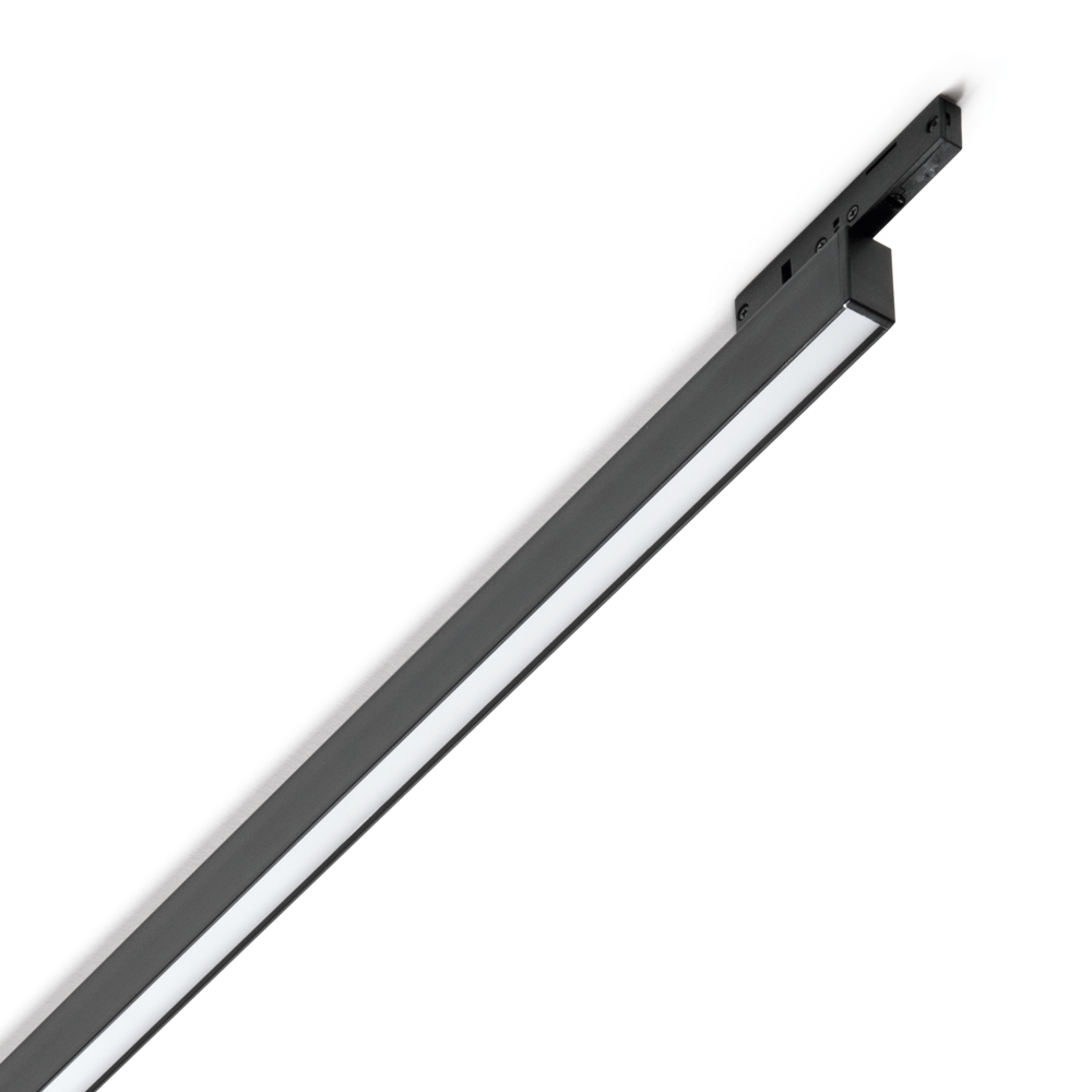 21W LED linijinės sistemos šviestuvas DEVA, juodas, 3000K, 332802