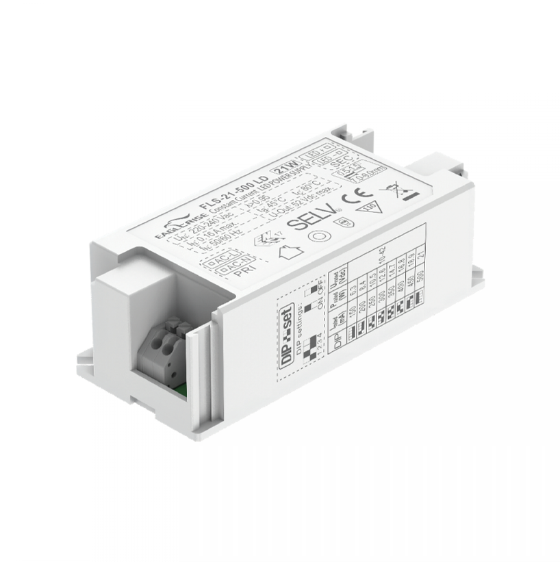 21W LED maitinimo šaltinis, 150-500mA, 10-42V, IP20, FLS21