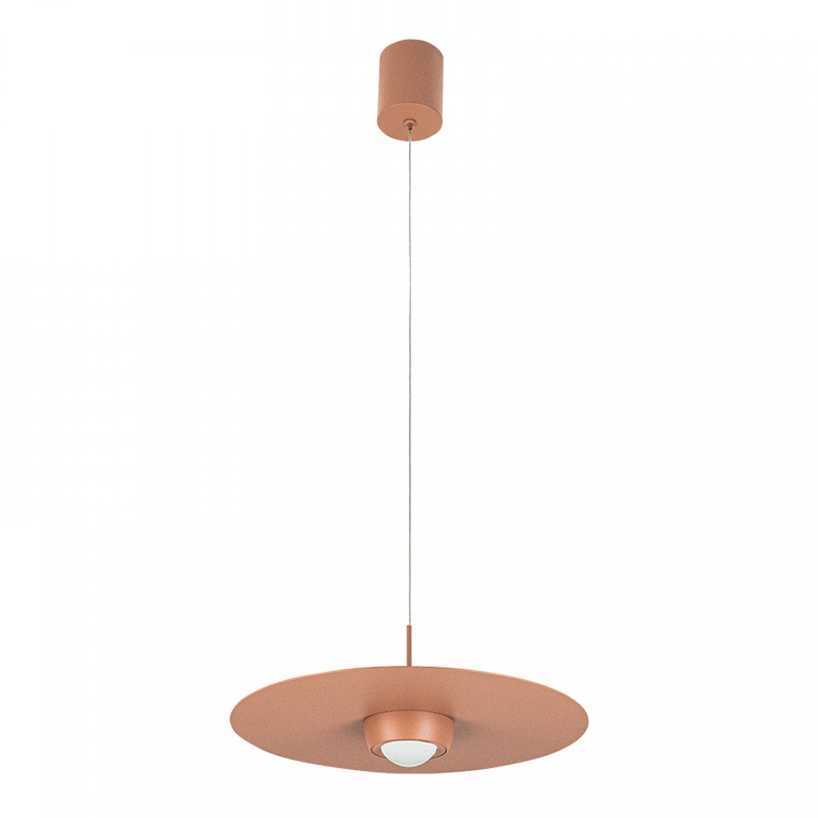 21W LED pakabinamas šviestuvas, raudonos plytų sp., 3000K, dimeriuojamas, 35cm, 2586