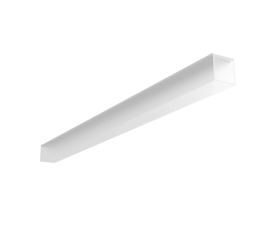 21W LED paviršinis linijinis šviestuvas ICE-S1030, baltas, 3000K, IP44, 103cm