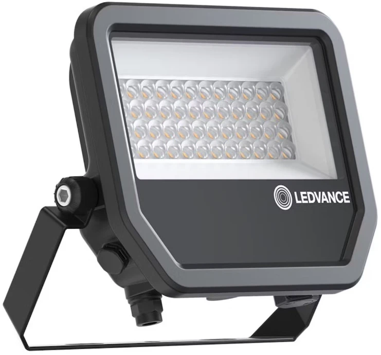 Ledvance 22/32W LED prožektorius FL AREA V, juodas, 4000K, IP66, 48°x85°