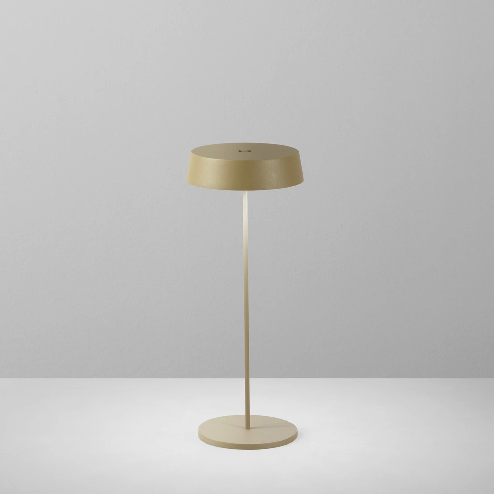 2,2W LED įkraunamas stalo šviestuvas COCKTAIL, aukso sp., dimeriuojamas, IP54