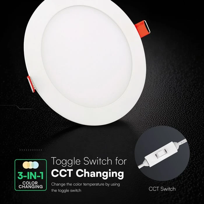 22W LED įleidžiama panelė, balta, 3000/4000/6500K, CREE LED chip