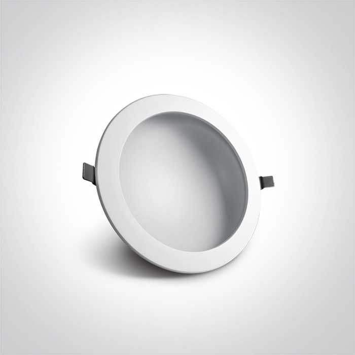 22W LED įleidžiamas šviestuvas, baltas, 4000K, 10122FD/W/C